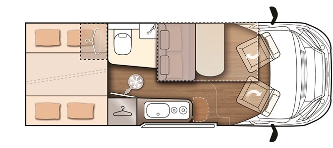 Interior Campervan Mclouis Menfys 3 Maxi